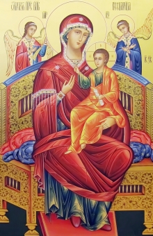 Мироточивая икона Божией Матери "Всецарица"